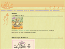 Tablet Screenshot of maloehr.de